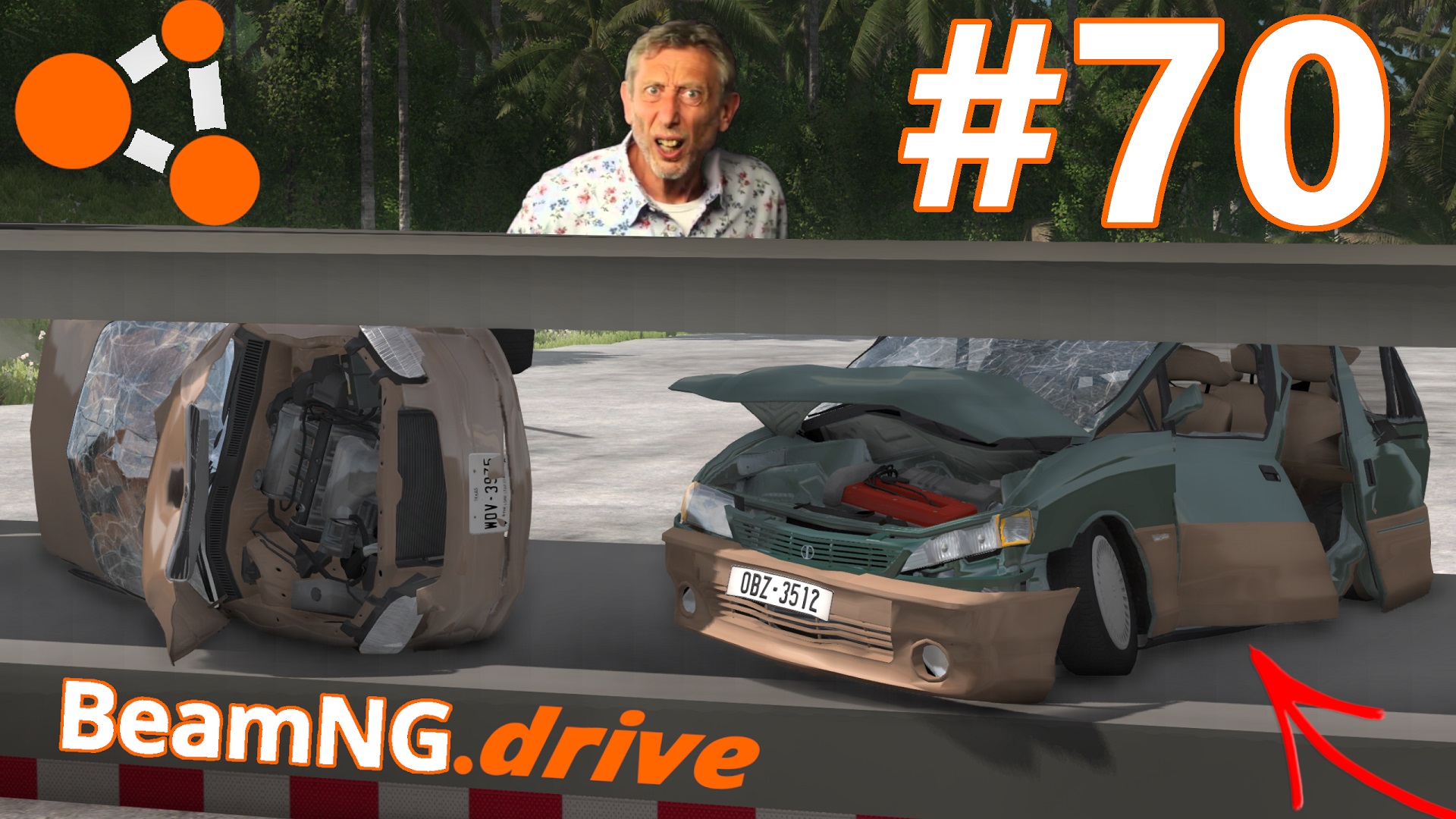 Beamng.drive (#70) – Zgniatanie I Złomowanie Samochodów Prasą Hydrauliczną 💥 – Luktech